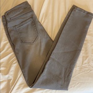 Faded Gray Skinny Jeans